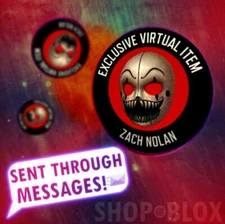 ROBL0X Series 11 Zach Nolan Face Mask! Toy Code ONLY! *Sent in Messages*