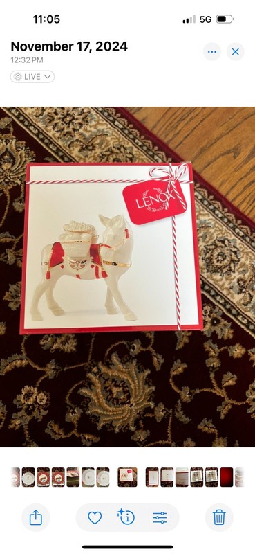 NEW LENOX FIRST BLESSINGS NATIVITY DONKY