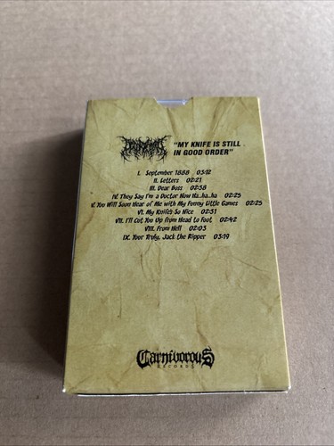 Decortication – My Knife Is Still In Good Order Cassette Carnivorous Records - Picture 3 of 5