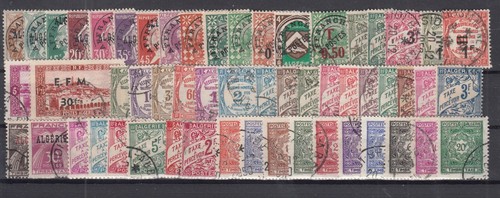 RI25459/ FRENCH ALGERIA – 1924 / 1958 WELL FILLED USED COLLECTION – CV 415 $ - Picture 2 of 2