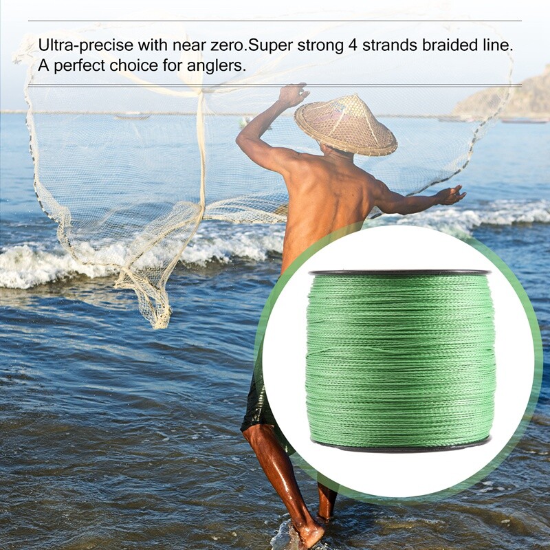 300M fishing line 100 LB 0.55mm Strong PE braid Green I2F6 eBay