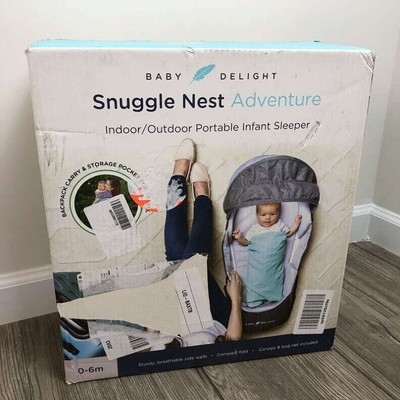baby delight snuggle nest adventure portable infant sleeper