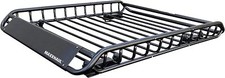 MaxxHaul 70115 46" x 36" x 4-1/2" Roof Rack Rooftop Cargo Carrier Steel Basket,