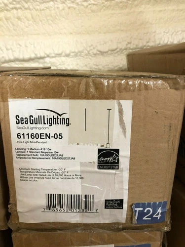 Sea Gull Lighting 61160EN-05, Oslo 1-Light Chrome Mini Pendant - Picture 2 of 2