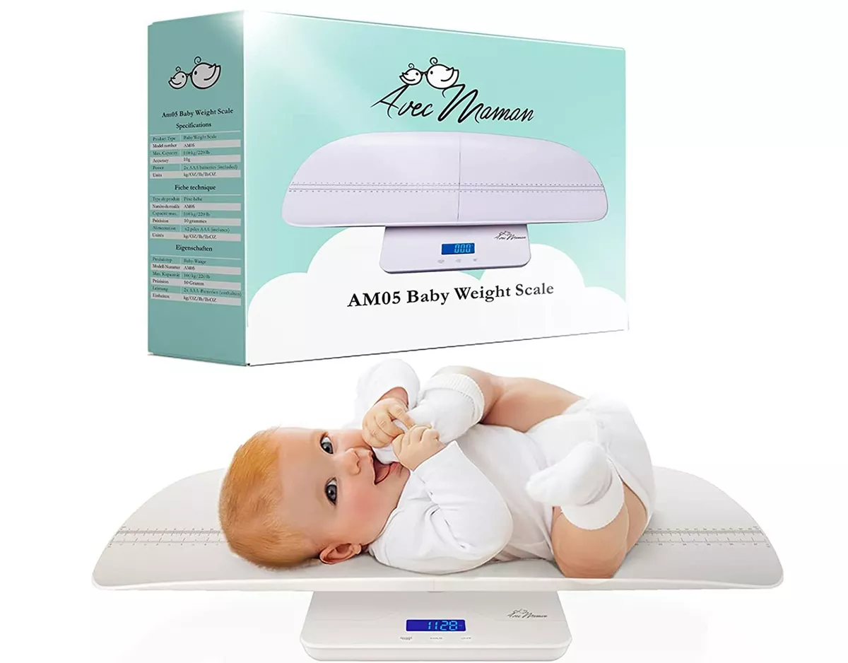 Avec Maman AM05 Baby,Infant,Child,Pet Weight Scale (Up to 220lb