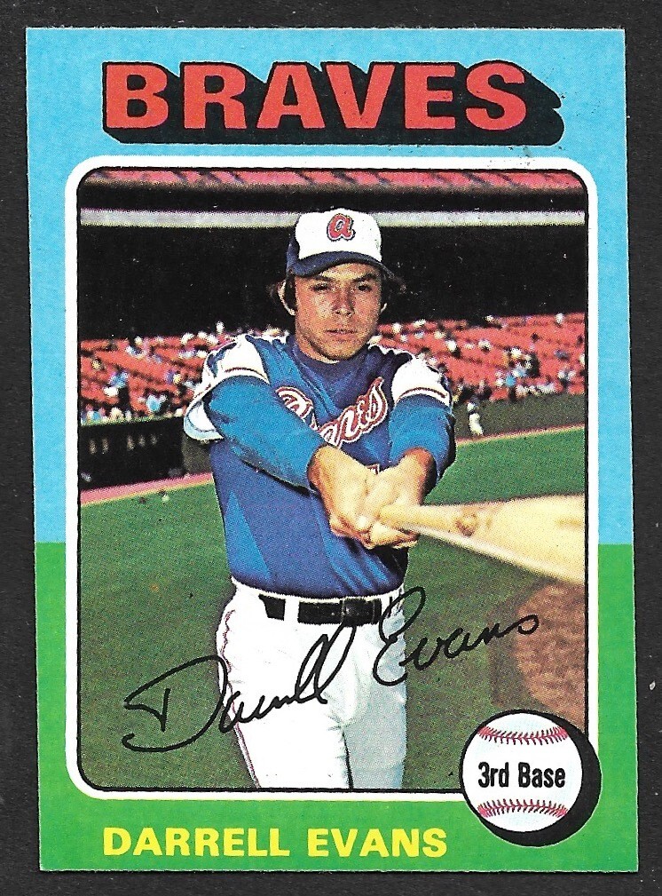 1975 TOPPS MINI #475  Darrell Evans  ATLANTA BRAVES  NM  C