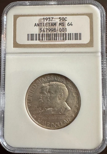 1937 50 Cent Antietam Commemorative Silver Half MS 64 NGC Certified