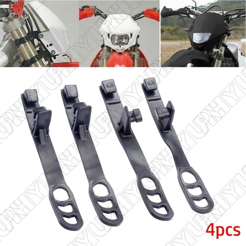 4X Headlight Rubber Straps Off-road Motorcycle Headlight Fixing Rubber Strip - Bild 5 von 6