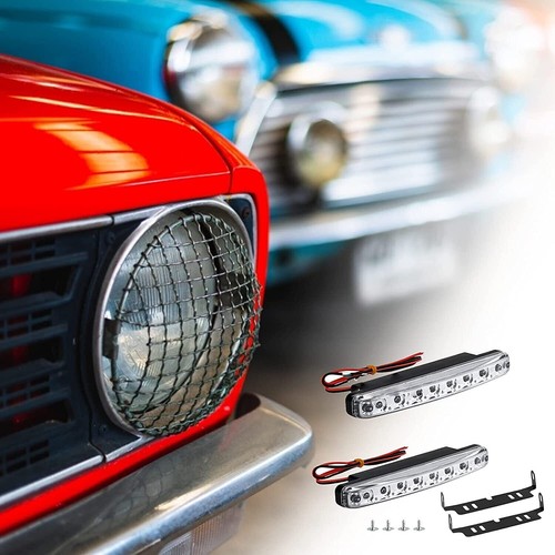 2 X 8 LED Daytime Running Lights Car Driving DRL Fog Lamp Light Super White 12V - Picture 6 of 8
