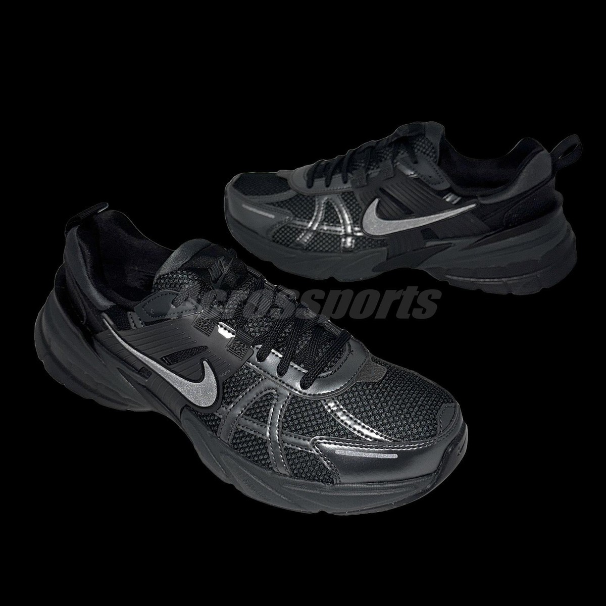 Nike V2K Run Black Anthracite Men Unisex Casual LifeStyle