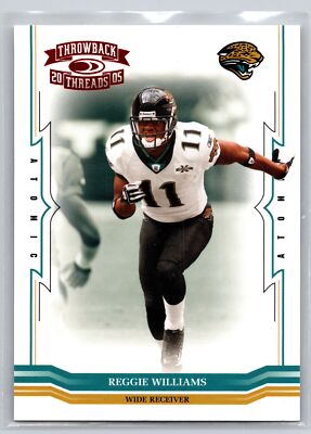 2005 Donruss Throwback Threads #70 Reggie Williams RED /150