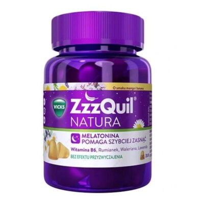   WICK ZzzQuil Gute Nacht Mango Banane Weichgummis 30 Stück ZZZ WICKS TOP  