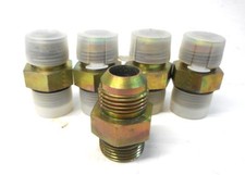 PARKER ,MALE STRAIGHT ADAPTER/FITTING, 3/4,  LOT OF 5 