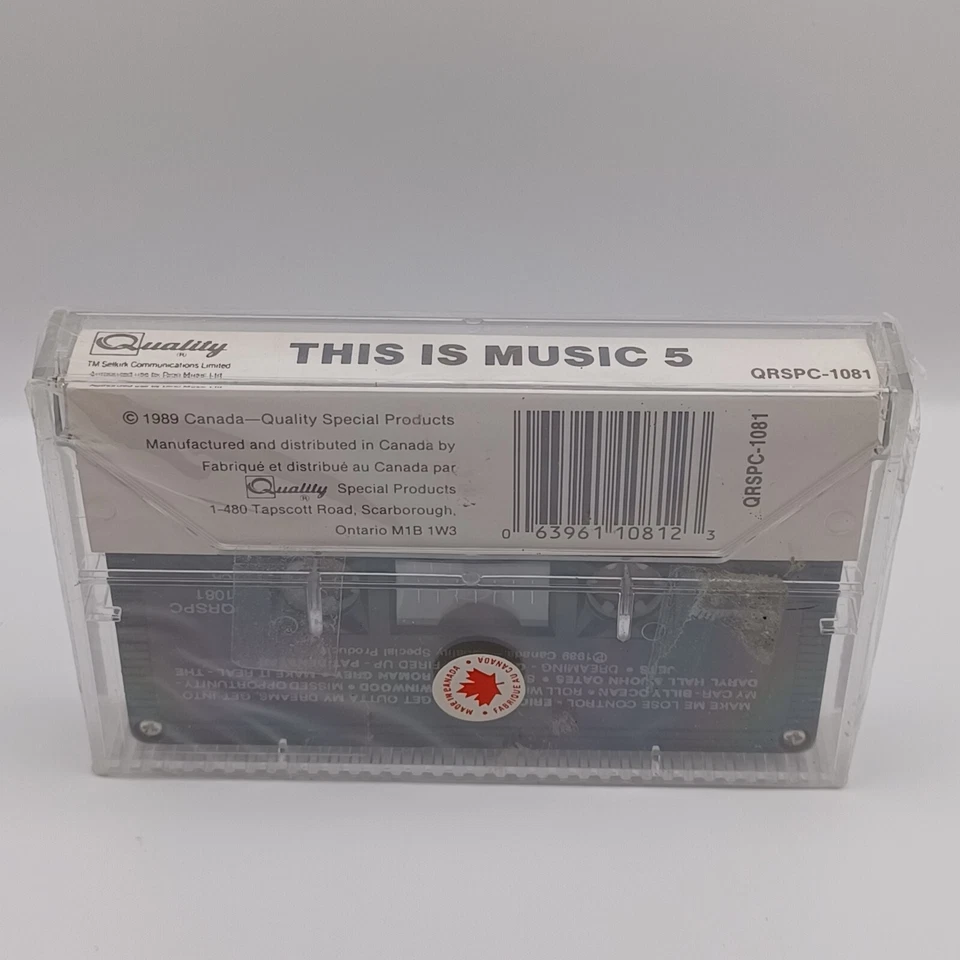 This is Music 5 1989 cassette Canada QRSPC 1081 - Image 2 of 2
