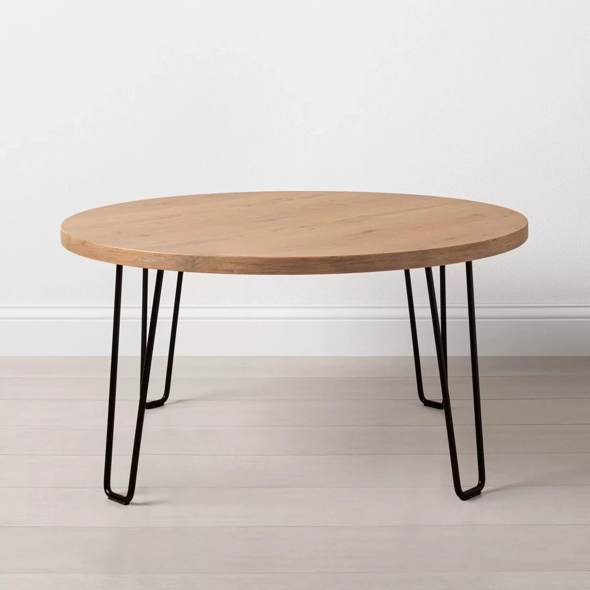 Wood & sale wire coffee table