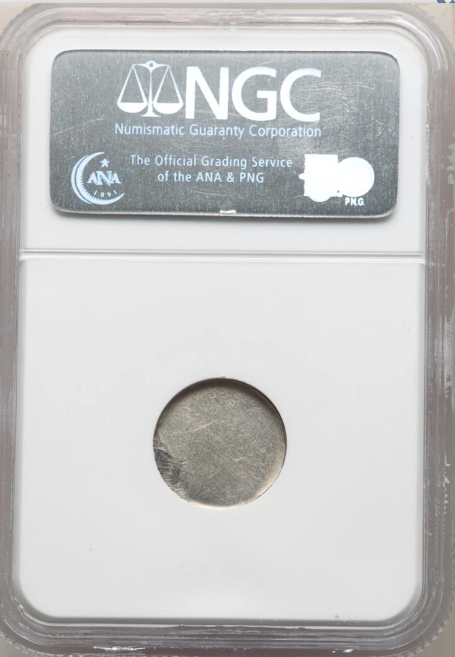 ND Mint Error 10C Clad Roosevelt Dime -Planchet with Lamination NGC Certified - Image 2 of 2