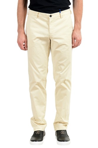 Beige Stretch Casual Pants Size 