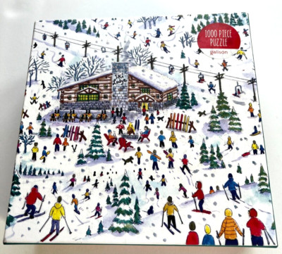 Galison 1000 piece puzzle APRES SKI by Michael Storrings- Brand New, Sealed