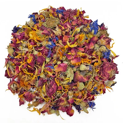 Reptile World Premium Dried Flower Mix 100g - 1kg, Tortoise, Bearded Dragon