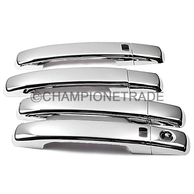 US Chrome Side Door Handle Cover For 2004-2008 Nissan Maxima Altima Sentra Quest Foto 3 de 4