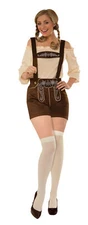 Forum Novelties Oktoberfest German Lederhosen Halloween Polyester Women Costu...