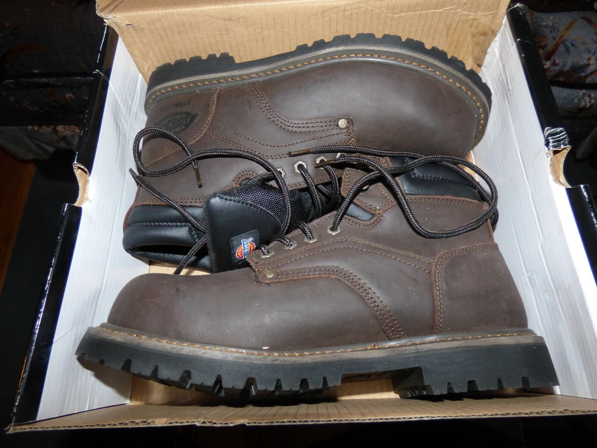 Dickies Ratchet Steel toed work boots size 11 med width