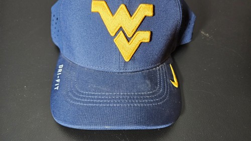 West Virginia Mountaineers Nike Dri-Fit Classic99 M/L Navy Blue Hat - Picture 2 of 7