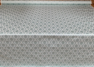 5,6 Meter iLiv Tallis Azurblau Web Jacquard Stoff Kissen Vorhang Polster