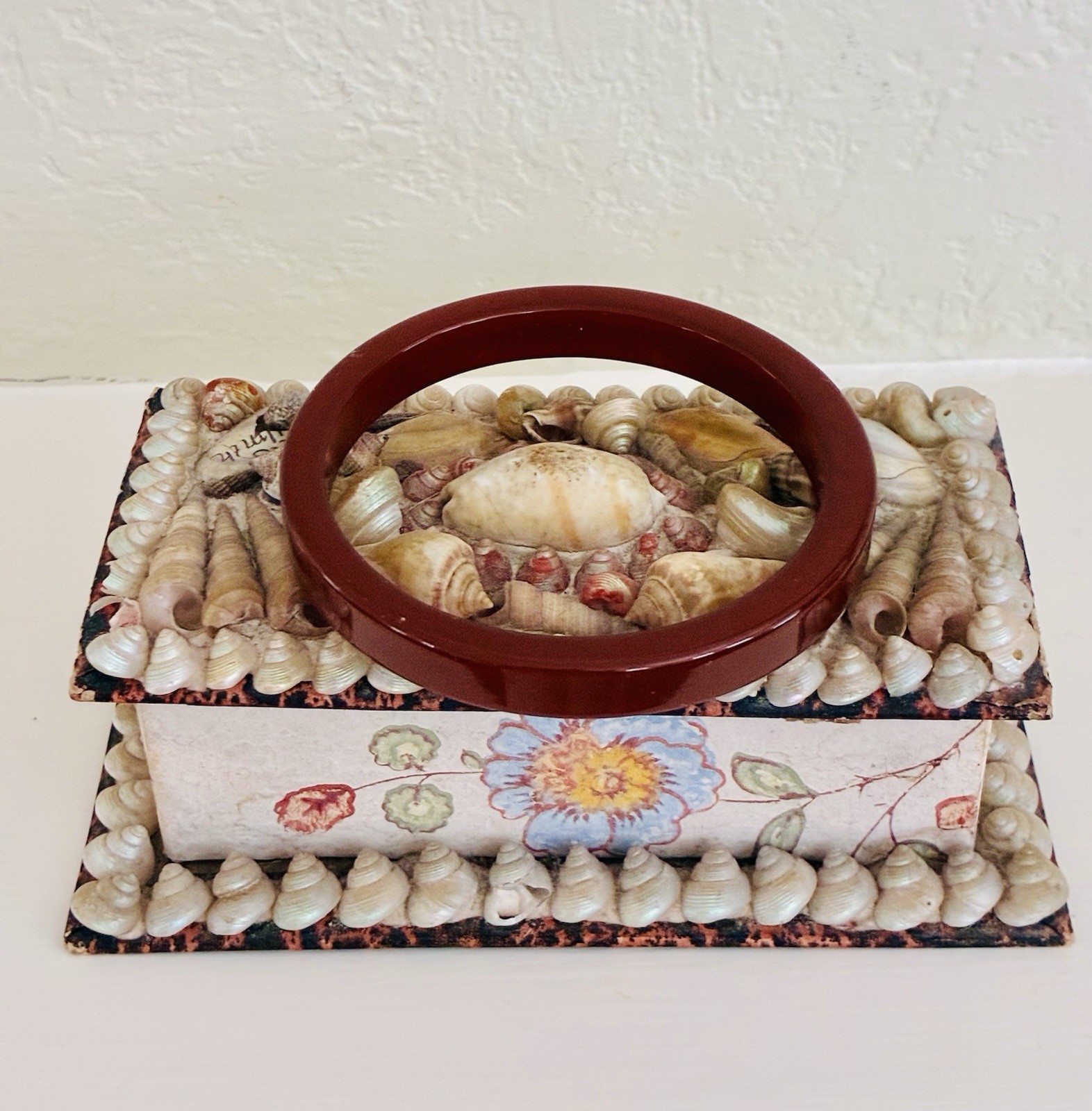 Vintage Bakelite Stackable Bangle Bracelet Caramel - image 1