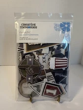 Creative Memories - Fanatic Layered Embellishments - Retired NLA