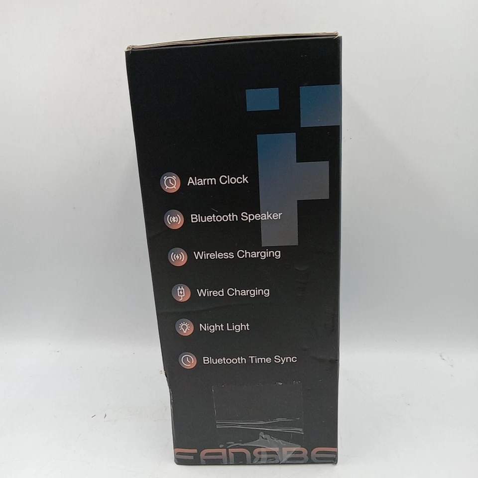 Alarm Clock Speaker Wireless Charger, Digital Alarm Clocks Bluetooth.........141 - Image 3 of 4