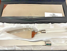 Oleg Cassini - Crystal Cake Serving Set - Used Once
