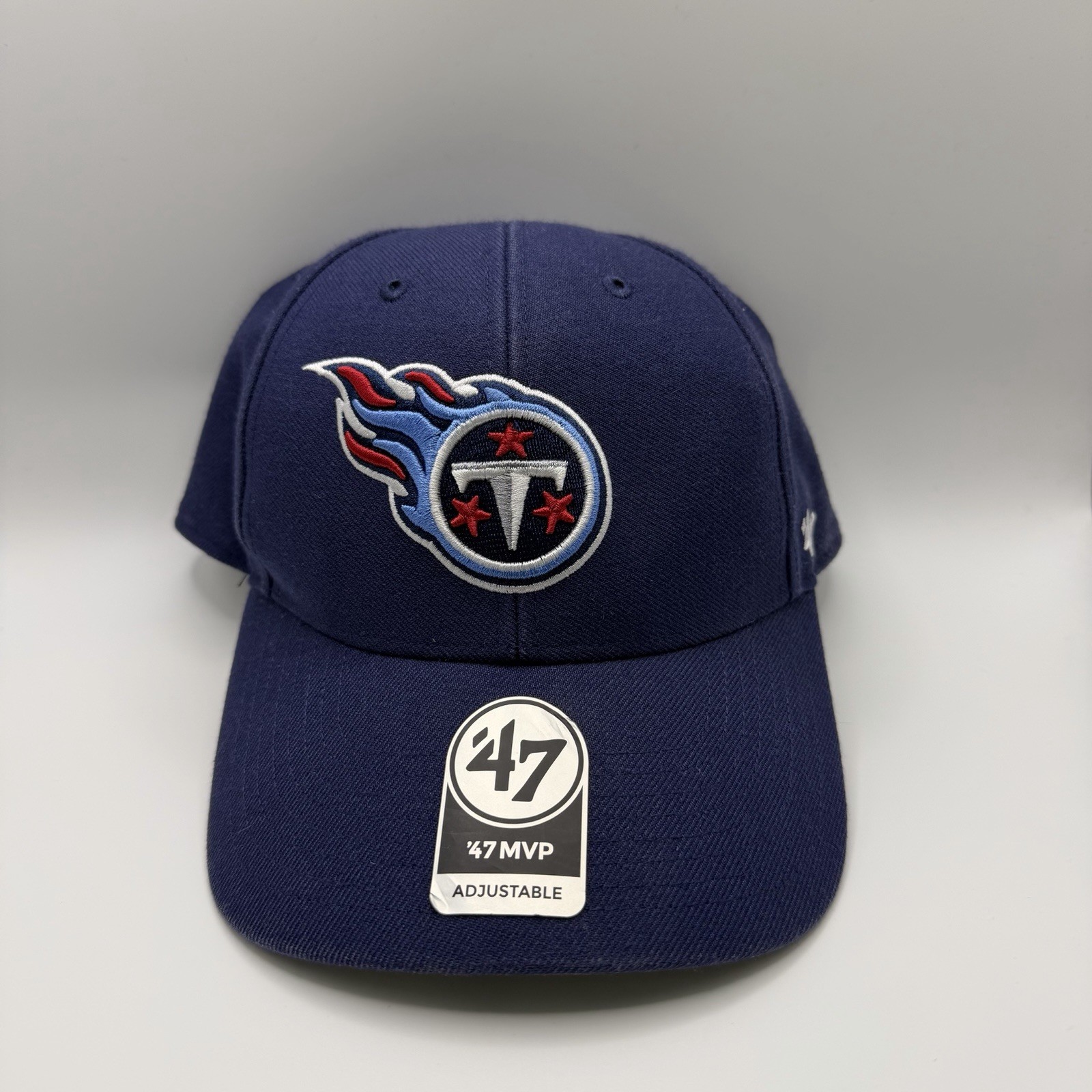Tennessee Titans 47 Brand MVP Hat Navy Adjustable NFL Football Cap Unisex NWT