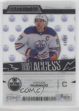 2023-24 Upper Deck Credentials Ticket Access Acetate 60/99 Connor McDavid hq5