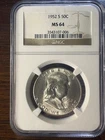 1952 S Franklin Half Dollar NGC MS64
