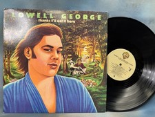 Lowell George Thanks I'll Eat it Here Warner Brothers LP Clean Solid VG+ Vinyl