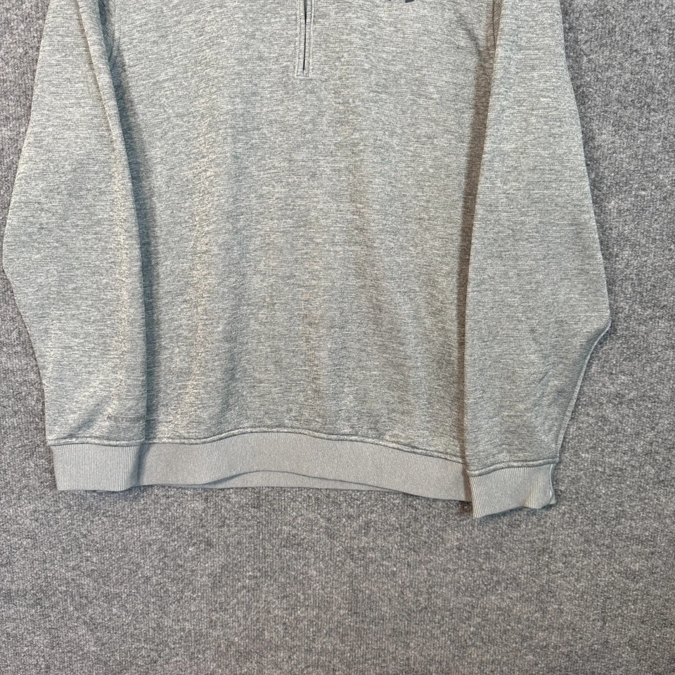 Under Armour Sudadera Para Hombres XL Gris 1/4 Cremallera Coldgear Suelta Polar Sudadera Foto 2 de 4