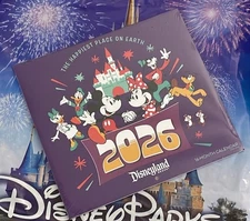 Disneyland Mickey Mouse and Friends 2025-2026, 16 Month Calendar NEW