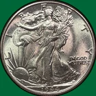 1944 Walking Liberty Half Dollar Brilliant Uncirculated BU Coin #33410