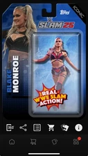 Topps WWE Slam Holiday Collection Blake Monroe Iconic
