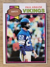 1979 Topps #489 Paul Krause (EX)