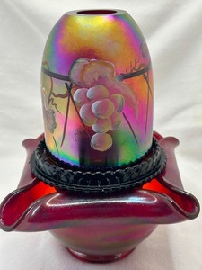 Fenton Wine Country on Ruby Stretch Fairy Lamp