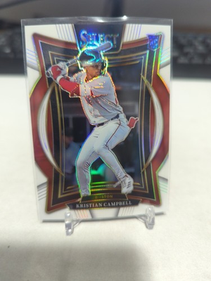 #ad #ad 2025 Panini Select Premier Level Kristian Campbell #177 White Prizm 99 RC $3.50