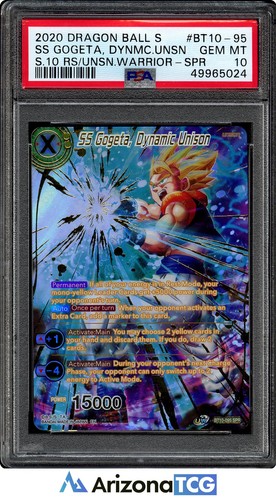 Dragon Ball Super 2020 SS Gogeta BT10-095 Rise of the Unison Warrior PSA 10