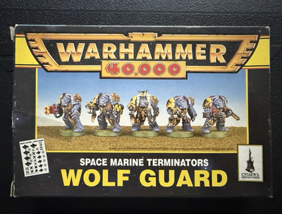 Warhammer 40.000 Space Wolves Wolf Guard Terminators Metall unbemalt OVP