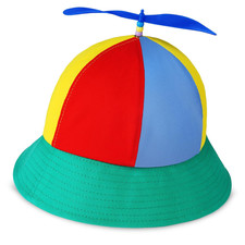 Propeller Mütze, Bunte Propellermütze, Hubschraubermütze Propeller Cap, Hubschra
