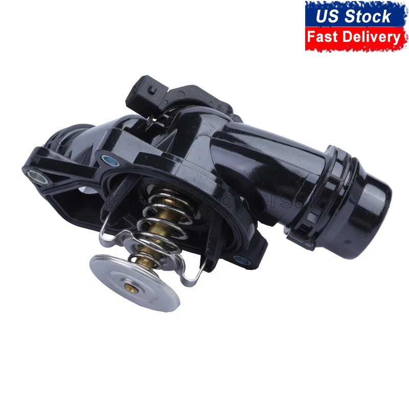 Carcasa termostato con junta para BMW E46 323i 325i 328i 330i 525i 528i X3 X5 Z3 Foto 4 de 4