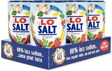 Lo Salt Reduced Sodium Salt 350g Tub Pack of 6 | Healthy Salt Alternative