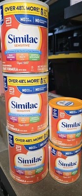 Cans Similac Sensitive Formula, Cans 12oz Exp