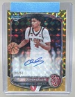 Oziyah Sellers 2025 Bowman Gold Geometric Refractor Chrome 1st RC Auto /50